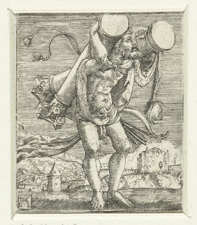 Herkules nese sloupy od Albrecht Altdorfer