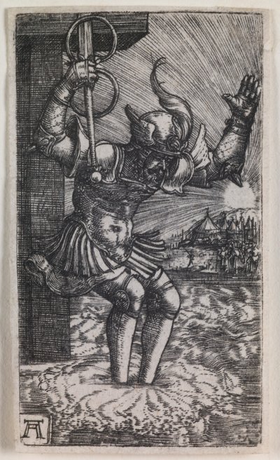 Horatius Cocles Skok do Tibery od Albrecht Altdorfer