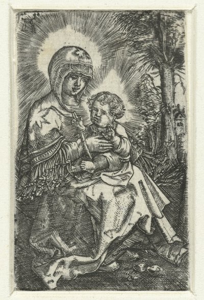 Maria se setkala s laskavým v krajině Krásná Maria z Řezna od Albrecht Altdorfer