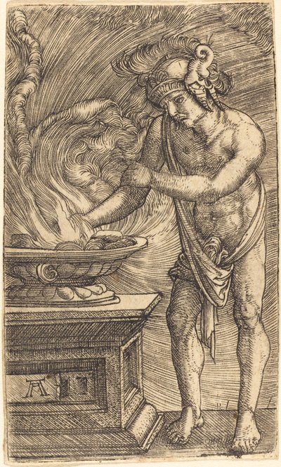 Mucius Scaevola od Albrecht Altdorfer