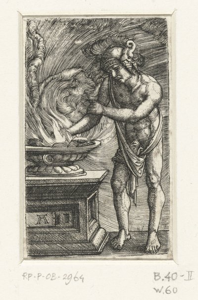 Mucius Scaevola od Albrecht Altdorfer