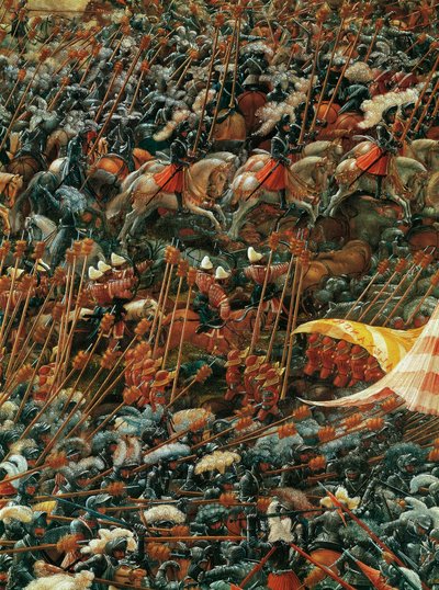 Nepřátelské armády, detail z bitvy o Alexandra u Issu od Albrecht Altdorfer