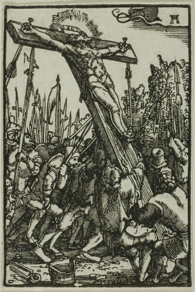 Vzkříšení kříže, z Pádu a vykoupení člověka od Albrecht Altdorfer