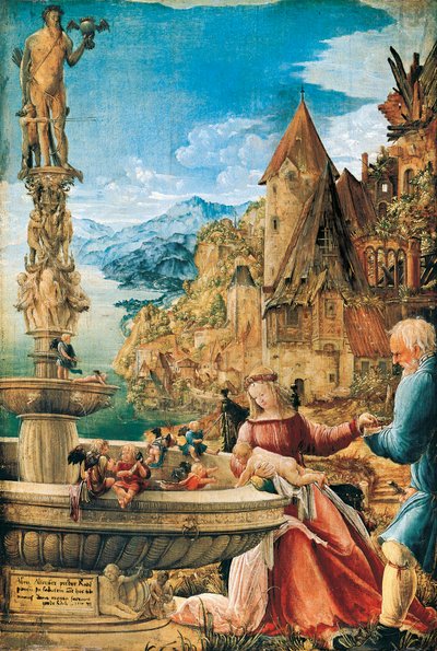 Odpočinek na útěku do Egypta od Albrecht Altdorfer