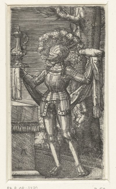 Rytíř s vínem a chlebem od Albrecht Altdorfer
