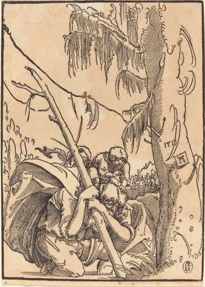 Svatý Kryštof od Albrecht Altdorfer