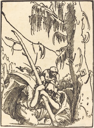 Svatý Kryštof od Albrecht Altdorfer