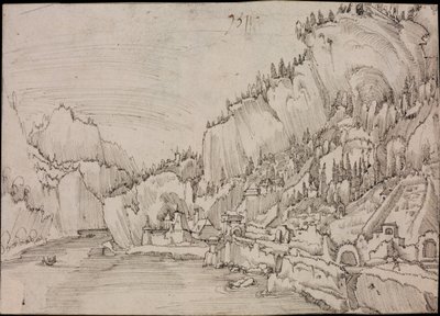 Sarmingstein na Dunaji, 1511 od Albrecht Altdorfer