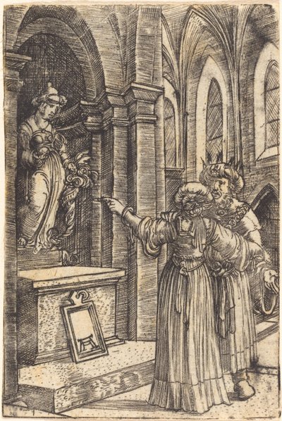 Šalamoun se modlí k modlám od Albrecht Altdorfer
