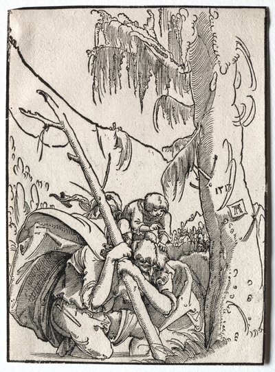 Svatý Kryštof od Albrecht Altdorfer