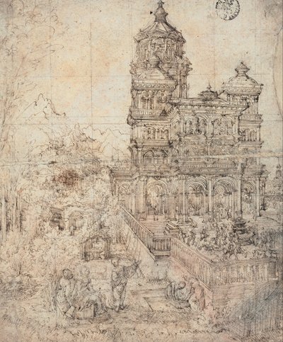 Susanna ve své Lázni od Albrecht Altdorfer