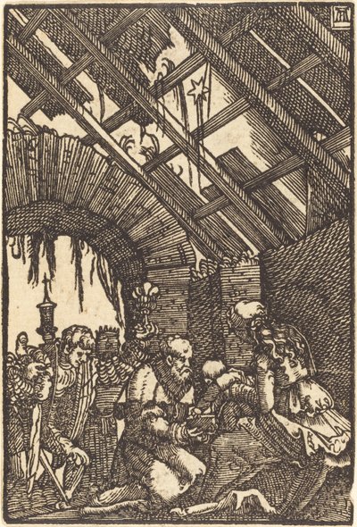 Klanění tří králů od Albrecht Altdorfer