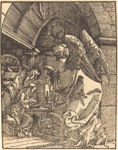Zvěstování od Albrecht Altdorfer