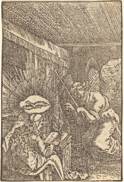 Zvěstování od Albrecht Altdorfer