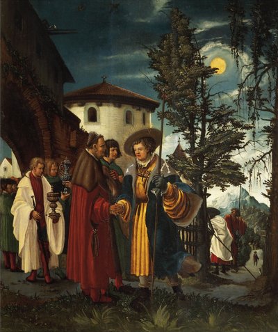 Odchod svatého Floriána od Albrecht Altdorfer