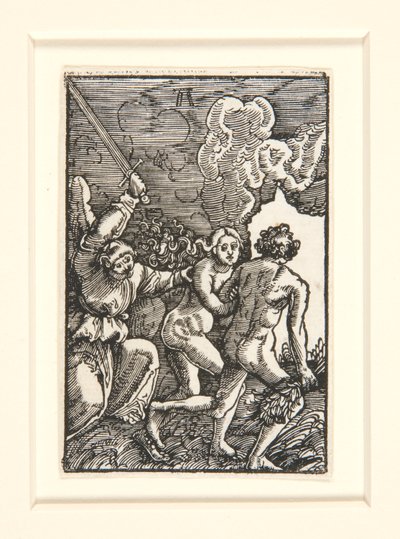 Vyhnání z ráje, z Pádu a vykoupení člověka od Albrecht Altdorfer