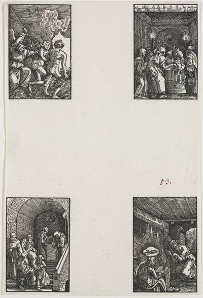 Pád a vykoupení člověka od Albrecht Altdorfer