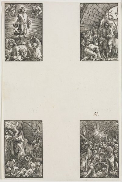 Pád a vykoupení člověka od Albrecht Altdorfer