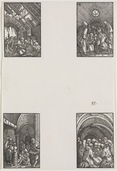 Pád a vykoupení člověka od Albrecht Altdorfer