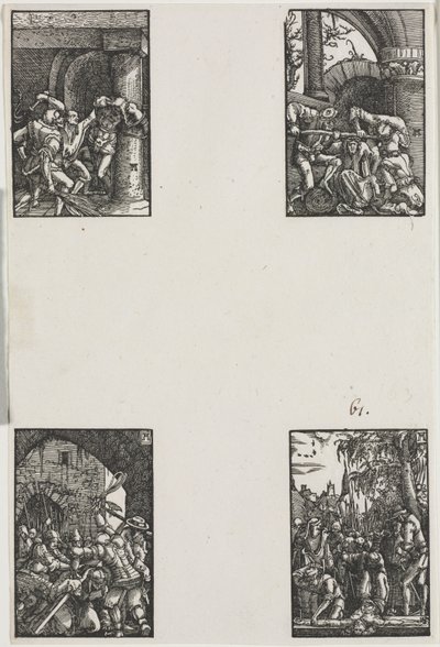 Pád a vykoupení člověka od Albrecht Altdorfer
