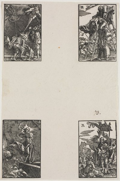 Pád a vykoupení člověka od Albrecht Altdorfer
