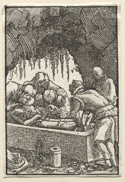 Pád a vykoupení člověka: Pohřeb Krista od Albrecht Altdorfer