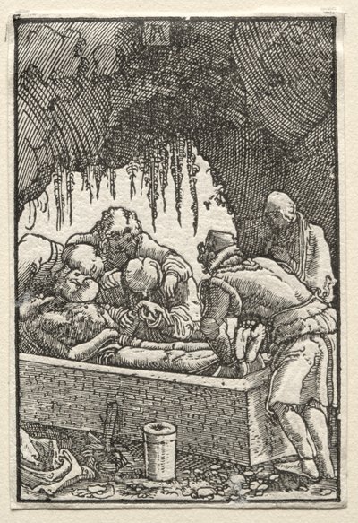 Pád a vykoupení člověka: Pohřeb Krista, c. 1515. od Albrecht Altdorfer