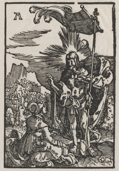 Pád a vykoupení člověka: Kristus se zjevuje svaté Máří Magdaleně od Albrecht Altdorfer