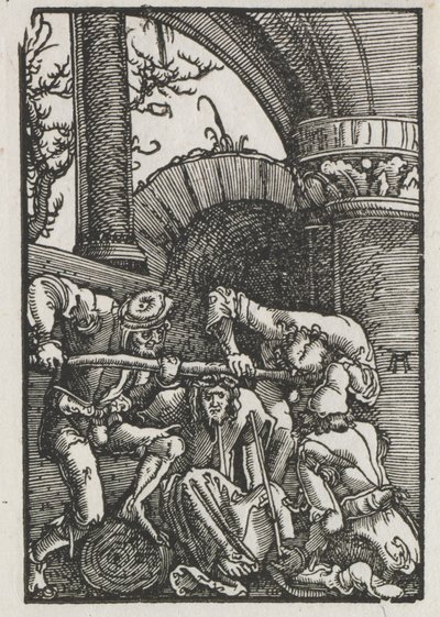 Pád a vykoupení člověka: Kristus korunovaný trním od Albrecht Altdorfer
