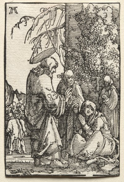 Pád a vykoupení člověka: Kristus opouští svou matku před utrpením, c. 1515. od Albrecht Altdorfer