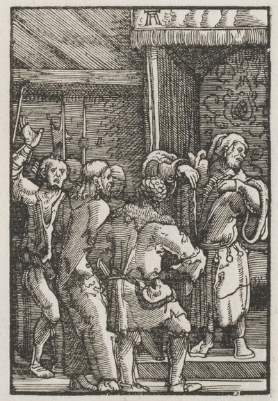 Pád a vykoupení člověka: Kristus před Kaifášem od Albrecht Altdorfer