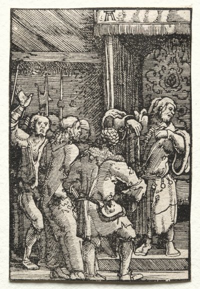 Pád a vykoupení člověka: Kristus před Kaifášem, c. 1515. od Albrecht Altdorfer