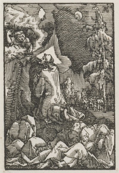 Pád a vykoupení člověka: Kristus na Olivové hoře, c. 1515. od Albrecht Altdorfer