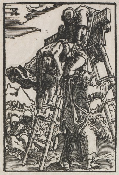 Pád a vykoupení člověka: Sestup z kříže, c. 1515. od Albrecht Altdorfer