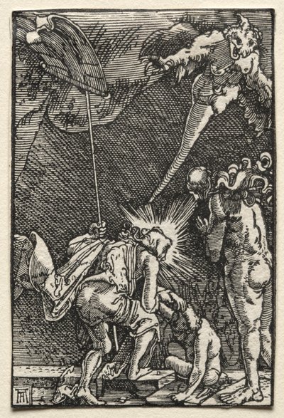 Pád a vykoupení člověka: Sestup do pekla od Albrecht Altdorfer