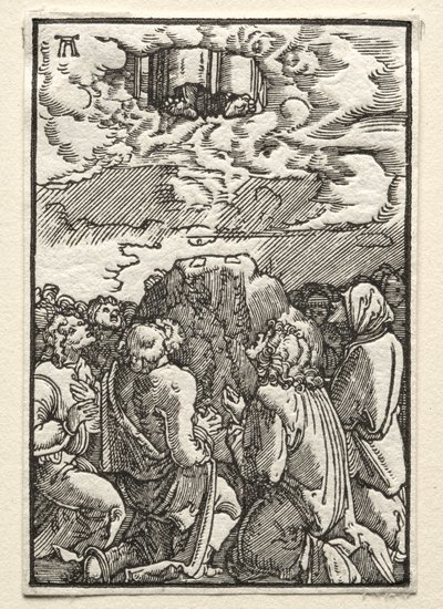 Pád a vykoupení člověka: Nanebevstoupení od Albrecht Altdorfer