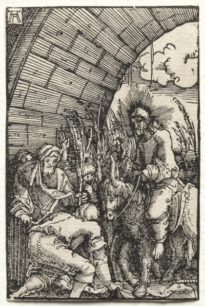 Pád a vykoupení člověka: Vjezd do Jeruzaléma, c. 1515. od Albrecht Altdorfer