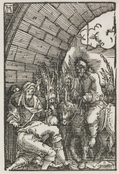 Pád a vykoupení člověka: Vjezd do Jeruzaléma, c. 1515. od Albrecht Altdorfer