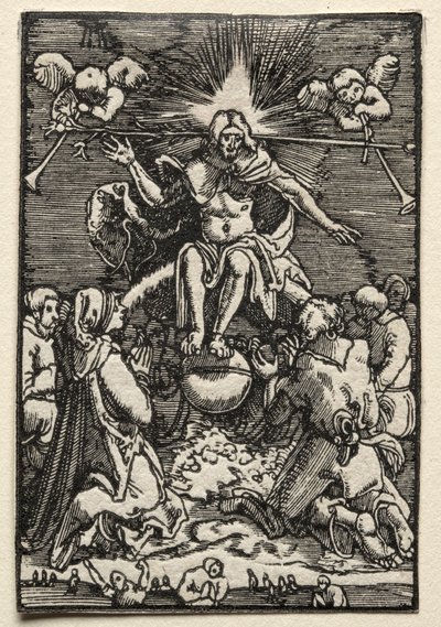 Pád a vykoupení člověka: Poslední soud od Albrecht Altdorfer
