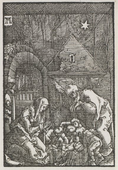 Pád a vykoupení člověka: Narození Páně od Albrecht Altdorfer