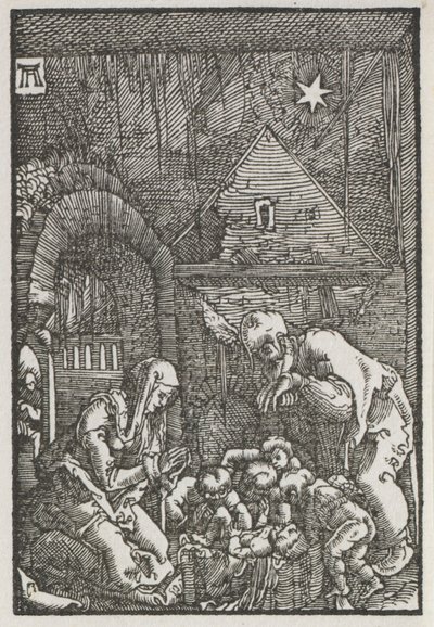 Pád a vykoupení člověka: Narození Páně, c. 1515. od Albrecht Altdorfer
