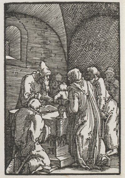 Pád a vykoupení člověka: Představení Krista v chrámu od Albrecht Altdorfer