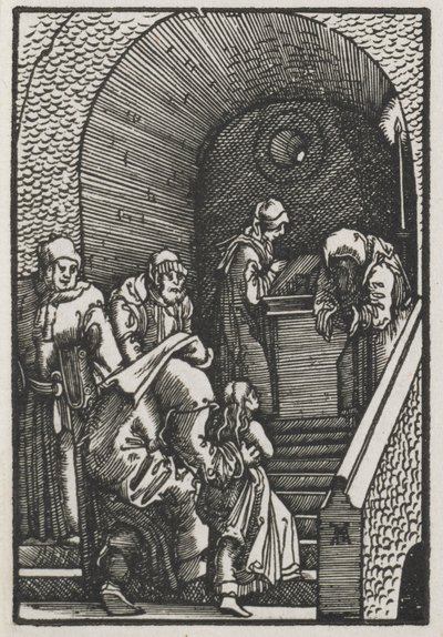 Pád a vykoupení člověka: Představení Panny Marie v chrámu, 1515. od Albrecht Altdorfer