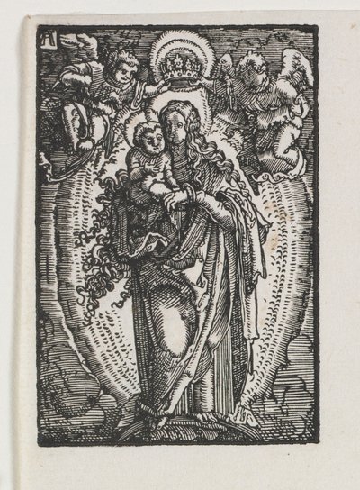 Pád a vykoupení člověka: Panna jako královna nebes, c. 1513. od Albrecht Altdorfer