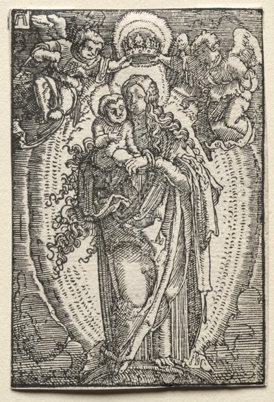 Pád a vykoupení člověka: Panna jako královna nebes, c. 1515. od Albrecht Altdorfer