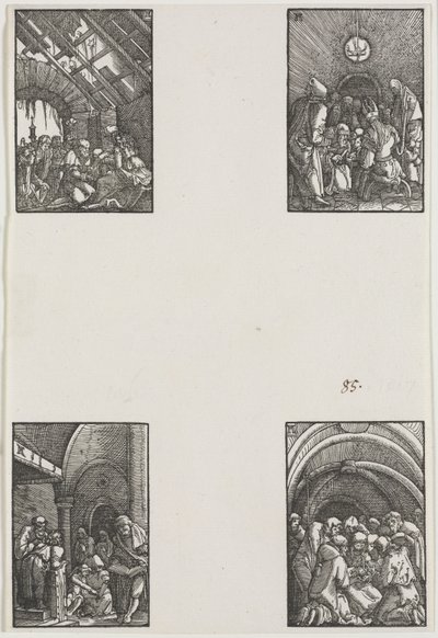 Pád a vykoupení člověka, c. 1515. od Albrecht Altdorfer