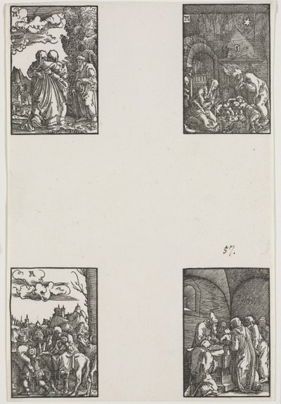 Pád a vykoupení člověka, c. 1515. od Albrecht Altdorfer