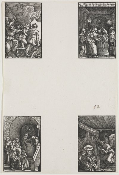 Pád a vykoupení člověka, c. 1515. od Albrecht Altdorfer