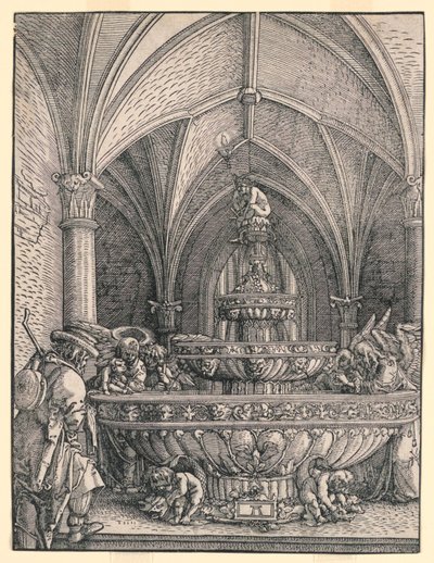 Svatá rodina na útěku do Egypta od Albrecht Altdorfer