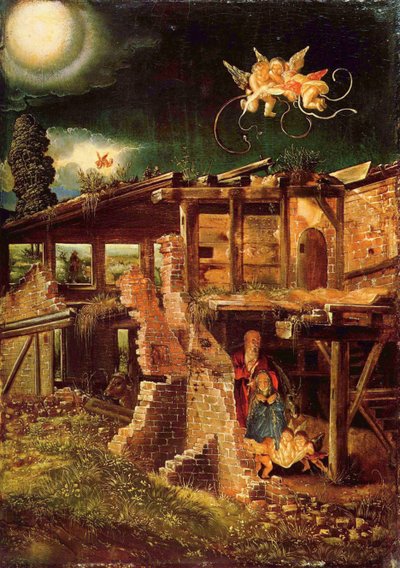 Svatá noc Narození Krista, c. 1513 od Albrecht Altdorfer